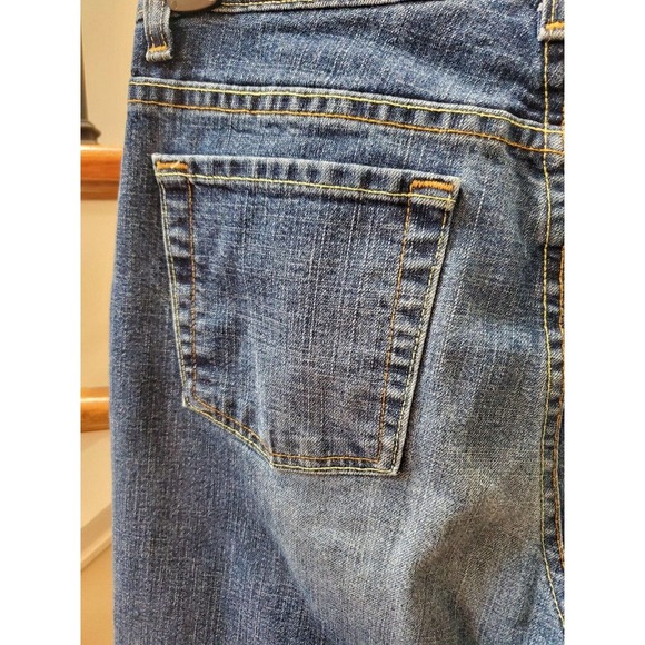 Old Navy Women's Blue Denim Cotton Mid Rise Regular Stretch Jeans Pants Size 8 - Picture 10 of 12